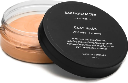 Badeanstalten - Clay Mask Lullaby - Rose - 50 ml