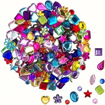 Cirkonio karoliukų rinkinys, 50pcs-random