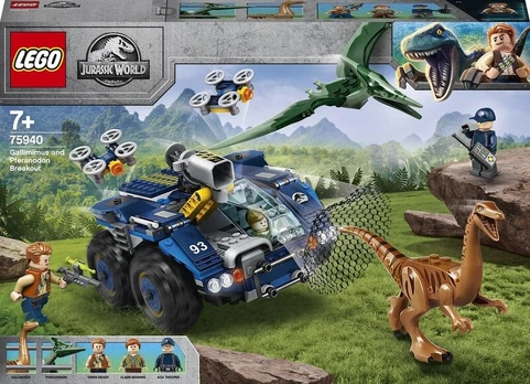 75940 LEGO® Jurassic World Galimimso ir Pteranodono pabėgimas