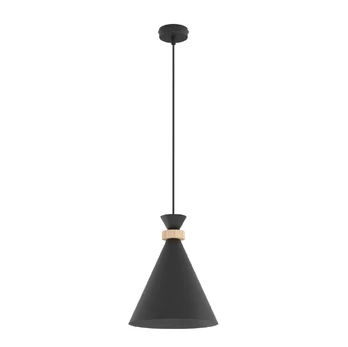 Šviestuvas lubų Emibig Zero, E27, 1 x 15 W, juoda sp.