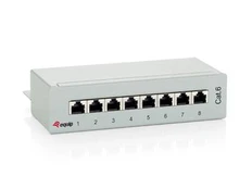 Equip Įrengti Patchpanel 8x RJ45 Cat6 FTP darbalaukį ISO/IEC hellgrau