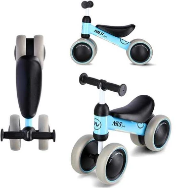 RB002 Mėlynas BALANCE BIKE NILS FUN