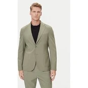 BOSS Švarkas C-Hanry 50545800 Žalia Slim Fit