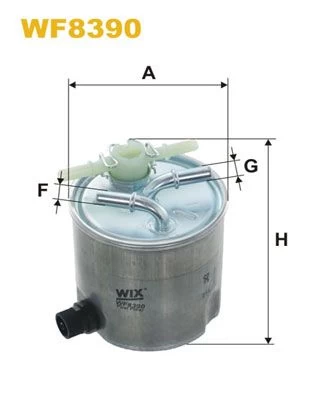 Kuro filtras WIX FILTERS WF8390