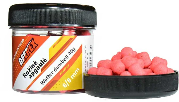 Deepex Wafter Dumbell 6/8mm - Rožinė apgaulė