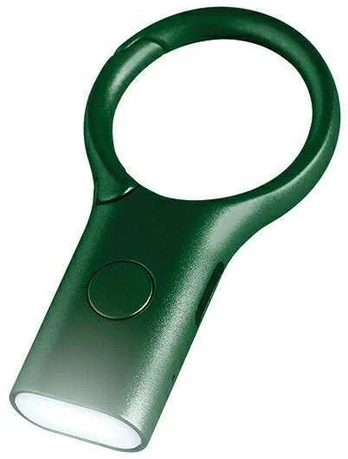 Lexon Nomaday Keychain with Flashlight dark žalias LL136DG1