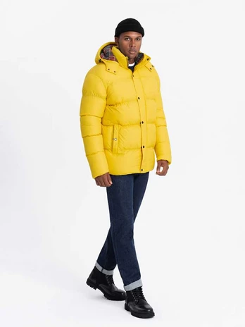 men's jacket yellow
