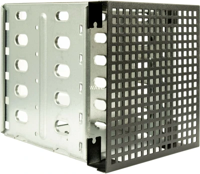 Inter-Tech Einbaurahmen 5,25" auf 5x3,5" für 19" Gehäuse