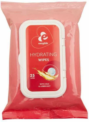EasyGlide - Hydrating Wipes with Lubricant and Oils 25 wipes