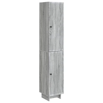 Spintelė 2 pcs Pilka Sonoma 34,5 x 33 x 90 cm Apdirbta mediena