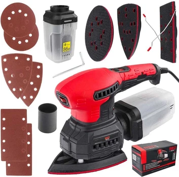 Red Technic Universalus 3in1 ekscentrinis šlifuoklis Raudona Technic RTSMO0060