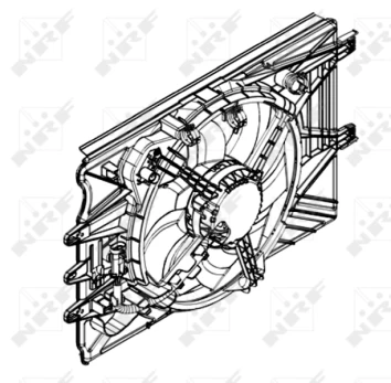 Ventiliatorius, radiatoriaus MAGNETI MARELLI 069422781010
