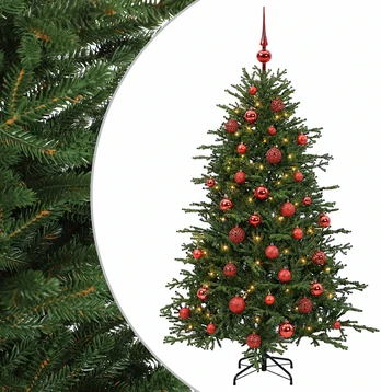Dirbtinė kalėdinė eglutė su rutuliuku 120 cm 150 LED