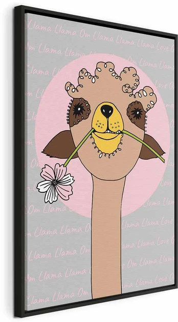 Artgeist Paveikslas - Happy Llama (1 Part) Vertical