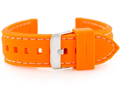 Pacific Guminė laikrodžio apyrankė U20 - oranžinė 18mm