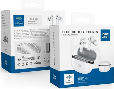Belaidės ausinės Blue Star Tws Ac20c su Enc, Ipx4, Usb-c