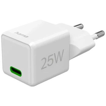 Hama Mini greitas įkroviklis USB-C PD 25W baltas