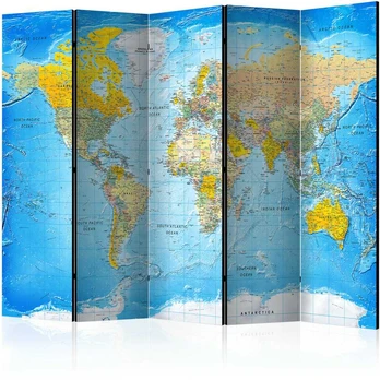 Artgeist Pertvara - World Classic Map [Room Dividers]