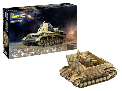 Revell - Flakpanzer IV "Möbelwagen" 3.7cm Flak 43, 1/72, 03363