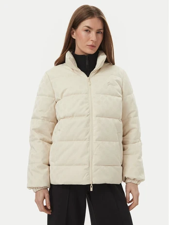 Guess Žieminė striukė V6BL06 W4302 Kreminė Regular Fit