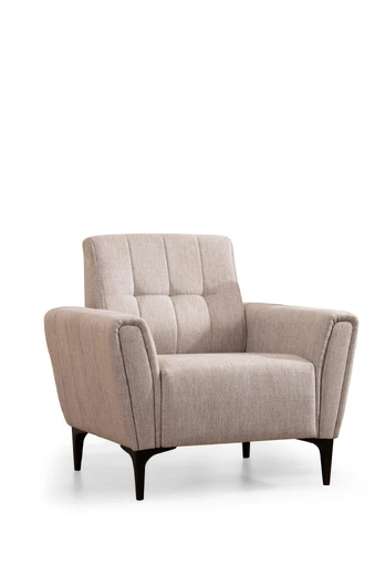 Fotelis Atelier Del Sofa Hamlet, smėlio, 90 cm x 95 cm x 77 cm