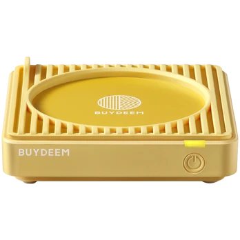 BUYDEEM Mug / coffee warmer, model OA2001, color Mellow Yellow