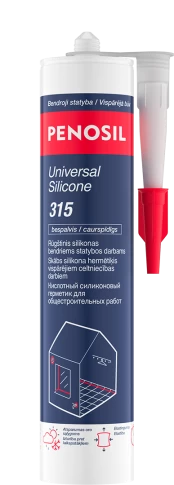 Silikoninis hermetikas PENOSIL UNIVERSAL SILICONE 315c, bespalvis, 280 ml kaina