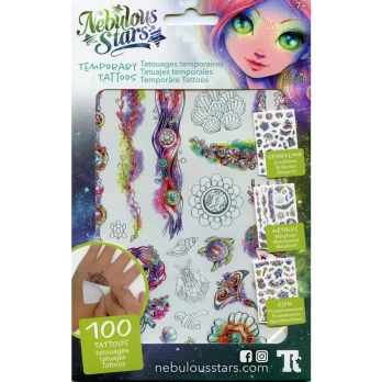 NEBULOUS STARS rinkinys Temporary Tattoos - Asst., 11410