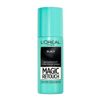 L'Oreal Paris, Magic Retouch, Root Touch-Up Purškiklis, Juodas, 75 ml