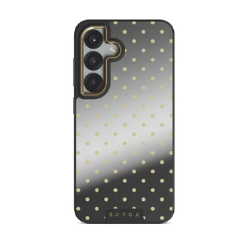 Sorry Busy - Samsung Galaxy S25 Case, Elite Mirror (Magnetic) / Gold