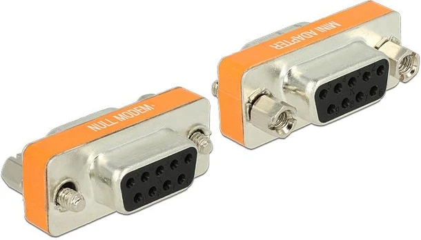 Delock DB-9 - DB-9, Oranžinė (65570)