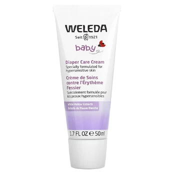 WELEDA sauskelnių kremas 3IN1 WHITE MALLOW, 50 ml.