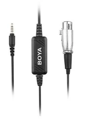 Mikrofono adapteris su laidu Boya BY-BCA6 XLR to 3.5mm