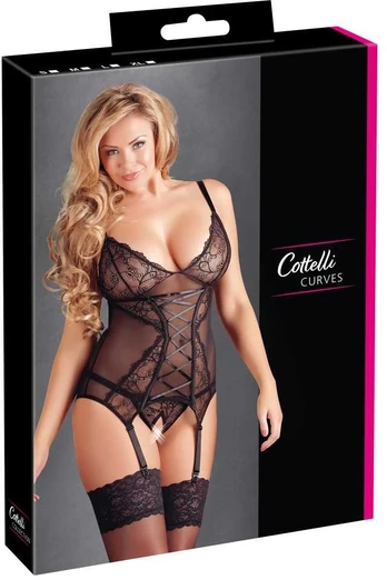 Cottelli curves Cami Suspender xl Plius dydžio seksuali apranga