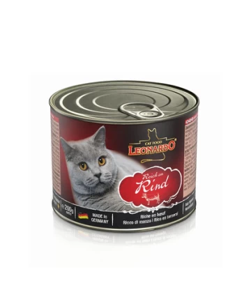 Leonardo Beef konservai katėms su jautiena 200 g × 6 vnt