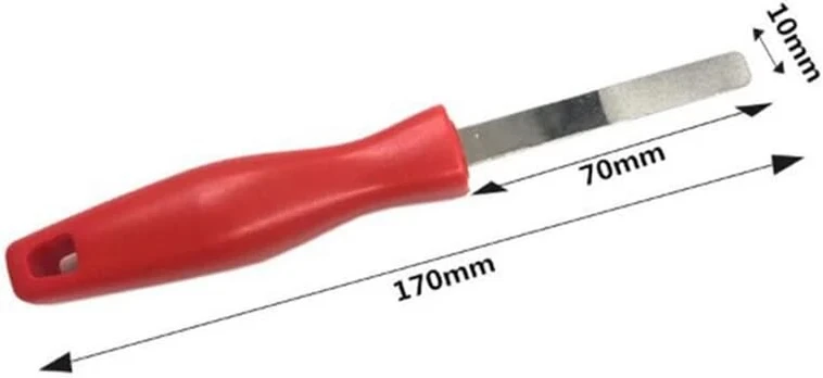 Deimantinis plokščias mini failas su rankena 10x170mm