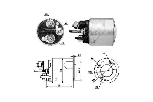 Solenoidinis jungiklis, starteris ERA ZM4494