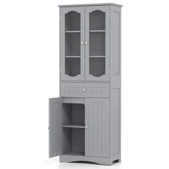 Bonideco Select Vonios spintelė 60x30x160cm., pilkos spalvos