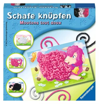 Ravensburger kūrybinis rinkinys „Avytės mezgimas kilpelėmis“