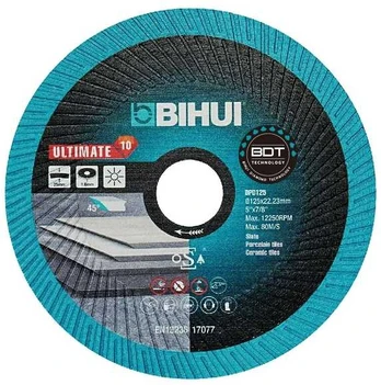 Ultimate Ø 125 mm/22,2 mm BIHUI DPD115 deimantinis diskas plytelėms