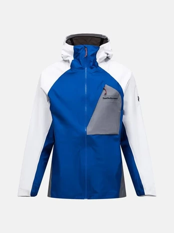 Peak Performance Kurtka mÄ™ska PEAK PERFORMANCE M Trail Hipe 3L Shell Jacket kolor biaĹ‚y - L