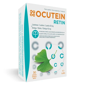 OCUTEIN RETIN, 30 kapsulių (Dabar 3 už 2 kainą!)