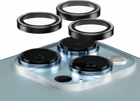 Panzer Glass PanzerGlass Hoops -kameran linssinsuoja, iPhone 13 Pro / 13 Pro Max, musta