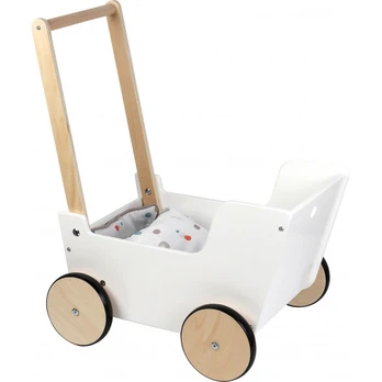 Push-Along Doll Pram "Little Button"