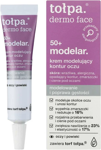 TOŁPA Dermo Face Modelar 50+ Krem modelujący kontur oczu 10 ml
