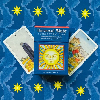 Pocket Universal Waite Tarot kortos