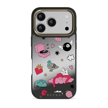 Side Quest - iPhone 17 Pro Case, Elite Mirror Dark (MagSafe) / Gold
