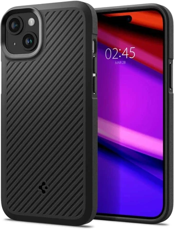 Dėklas Spigen Core Armor Apple iPhone 15 Plus / 14 Plus 6.7″ matinė juoda ACS06454