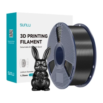 Sunlu PLA+ Silk Filament (Juodas)