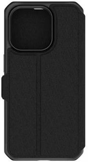 Dėklas ITSKINS SPECTRUM R//FOLIO wallet cover til iPhone 15 Pro®. Sort